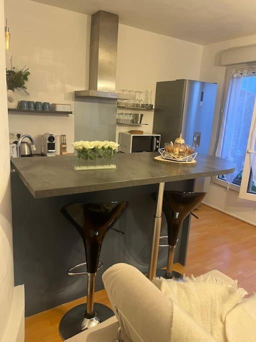 Wondersuite Appartement - Centre Ville Avec Parking Couvert -15Mn De Paris Et 10 Mn De Stade De France, Wifi, Netflix Deuil-la-Barre Zewnętrze zdjęcie